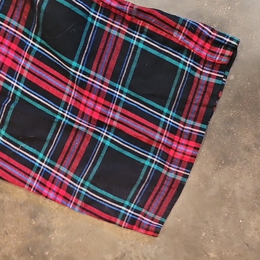 Victorias Secret Dreamer Collared Long Sleeve Flannel Pajama Multi Red Tartan XS - Picture 7 of 12